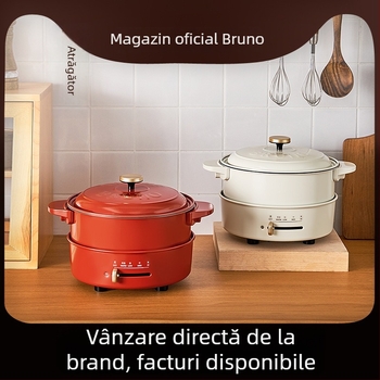 BRUNO Bxm101 3 L oală electrică cu vas interior din oțel inoxidabil, control mecanic, încălzire pe bază, izolație