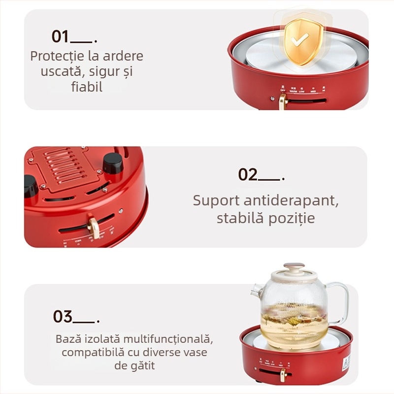 BRUNO Bxm101 3 L oală electrică cu vas interior din oțel inoxidabil, control mecanic, încălzire pe bază, izolație