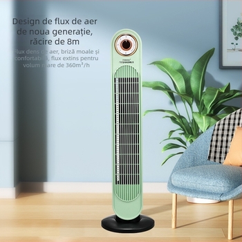 Ventilator fără palete pentru uz casnic, circulația aerului, vânt natural, 3 trepte, 220V, 45W, potrivit pentru 31–40 m²