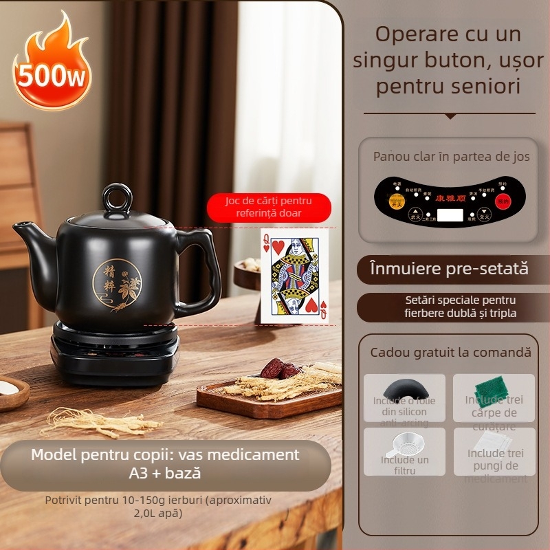 Oală de decoctat, complet automată, corp ceramic, model A4HF5/30B2, 220V, 500W, control cu microcomputer