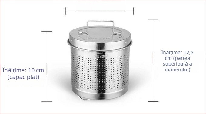 Ceainic pentru sănătate cu filtru de rețea din oțel inoxidabil 304, corp din oțel inoxidabil, vas interior din sticlă, capacitate 1,5–2 L, putere 500–1000 W