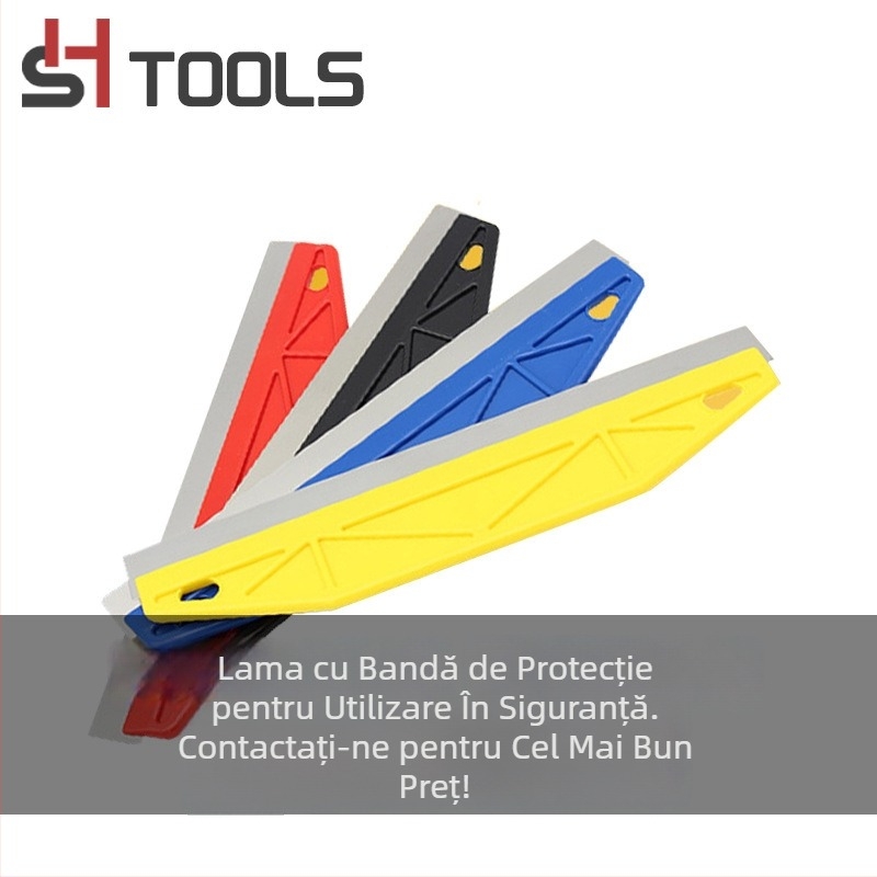 Set cuțite de glet cu mâner din plastic, tip lamă plată, din oțel ABS inoxidabil (pentru decorarea clădirilor)