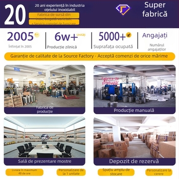 Oală de hot pot din oțel inoxidabil pentru cărbune, stil Beijing vechi, capacitate 2.1–4 L, construcție din oțel inoxidabil 201, bază cu un singur strat, capac din oțel inoxidabil