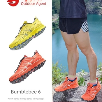 Pantofi de alergare cross-country, pentru toate terenurile, unisex, talpă exterioară antiderapantă, talpă intermediară EVA