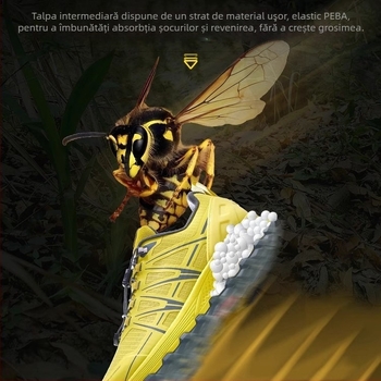 Pantofi de alergare cross-country, pentru toate terenurile, unisex, talpă exterioară antiderapantă, talpă intermediară EVA