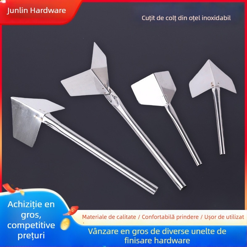 Spatulă unghi Yin-Yang din oțel inoxidabil, multifuncțională