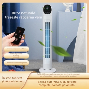 Ventilator tor vertical fără palete QB-T628, 220V, 45W, 50Hz, zgomot 40–50 dB, 3 trepte de viteză, vânt Natural/Sleep/Normal, control mecanic, motor brushless