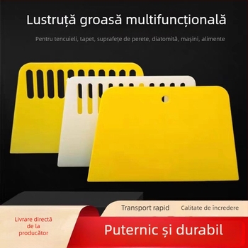 Racletă din plastic, cu un singur strat, pentru pereți și suprafețe auto, chit și tăiere tapet
