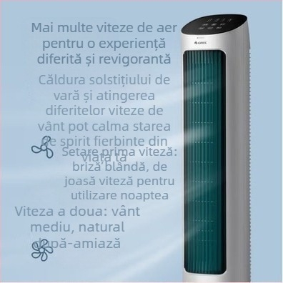 Gree ventilator de climatizare fără palete, cu telecomandă, alimentare AC, 5 viteze de aer, umidificare KS-04X61Dg