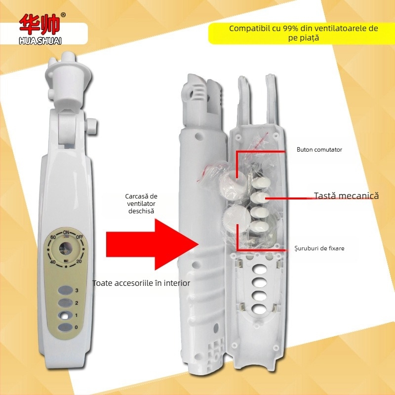 Kit de piese pentru carcasa ventilator podea fără palete, control mecanic; alimentare: alt tip; certificare: alt tip