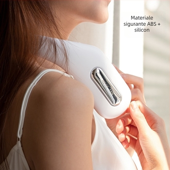 Ventilator de gât fără lamă, alimentare USB, baterie încorporată 2000–4000 mAh, autonomie 6–8 ore, zgomot sub 40 dB