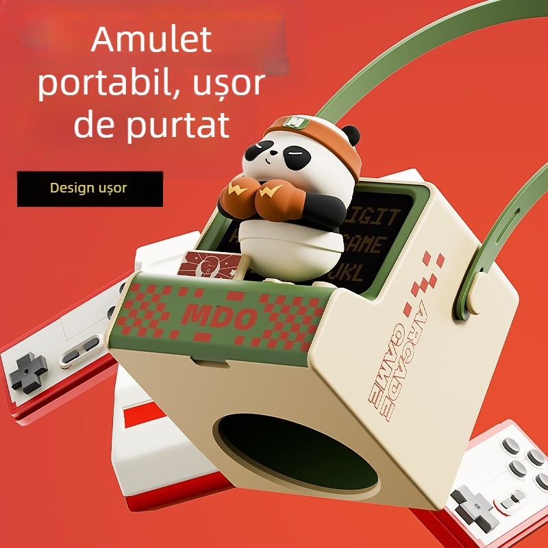 Ventilator de gât USB, reîncărcabil, fără palete, baterie încorporată 500–800mAh, 3 viteze, pentru copii și elevi