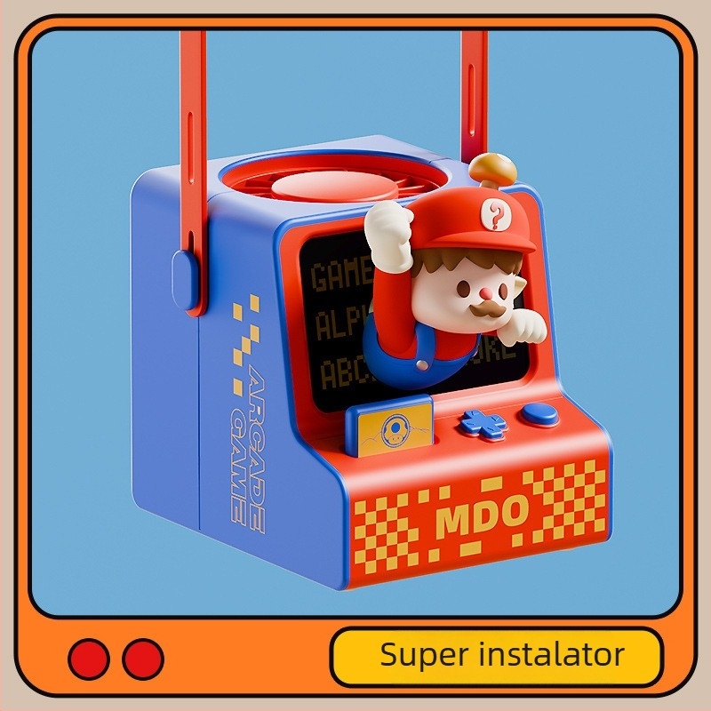 Ventilator de gât USB, reîncărcabil, fără palete, baterie încorporată 500–800mAh, 3 viteze, pentru copii și elevi