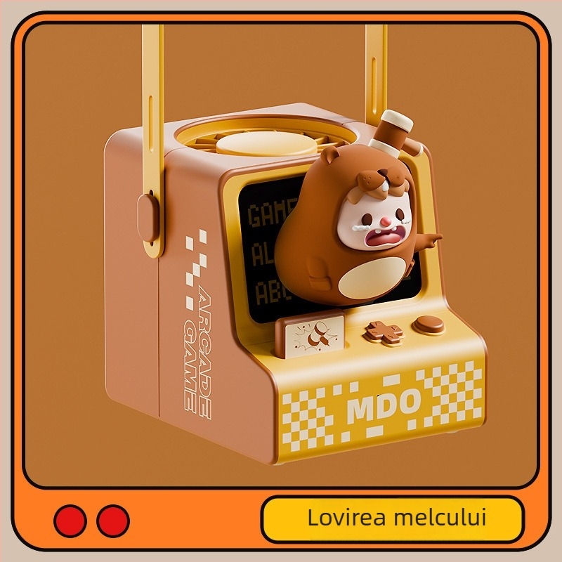 Ventilator de gât USB, reîncărcabil, fără palete, baterie încorporată 500–800mAh, 3 viteze, pentru copii și elevi