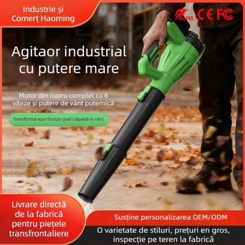 Haoming suflător industrial de înaltă putere, baterie Li-Ion, 21V, reîncărcabil, pentru praf