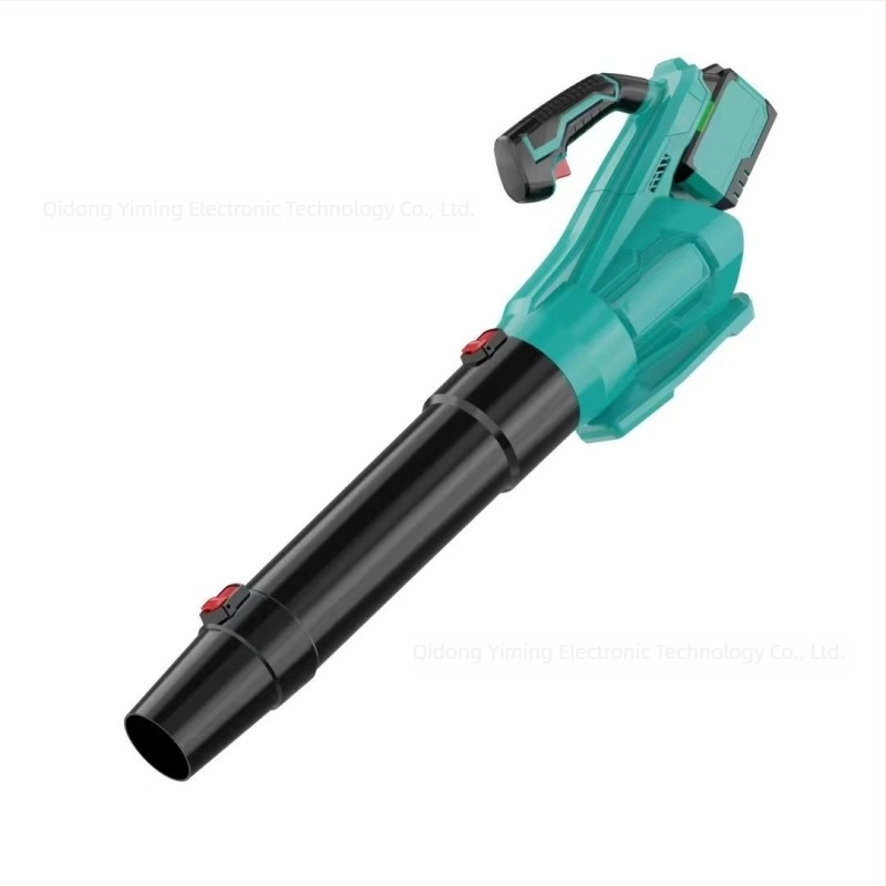 Suﬂător fără peri, fără fir, pentru zăpadă, frunze și curte – reglare a vitezei fără trepte, baterie Li‑ion reîncărcabilă, 21V nominal, interval 16,8–21V