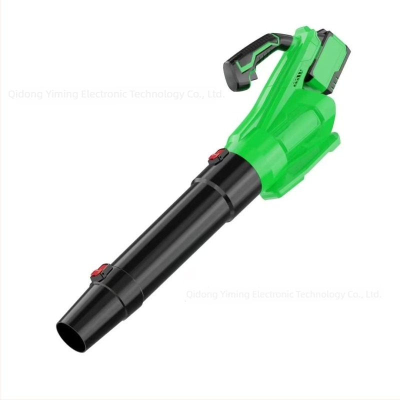 Suﬂător fără peri, fără fir, pentru zăpadă, frunze și curte – reglare a vitezei fără trepte, baterie Li‑ion reîncărcabilă, 21V nominal, interval 16,8–21V