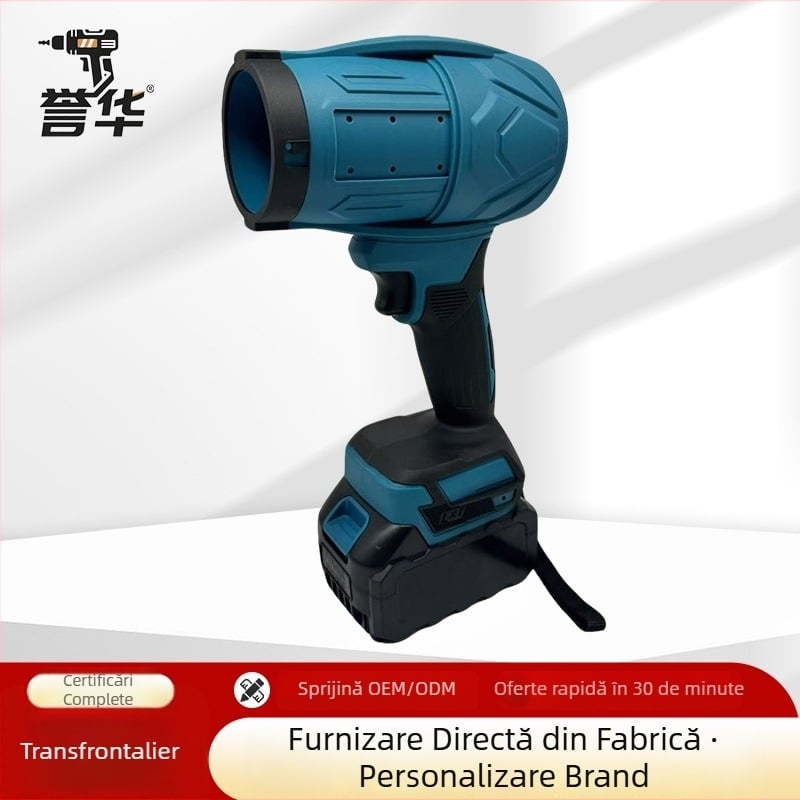 Ventilator industrial cu baterie litiu reîncărcabilă, 21V nominal, interval de tensiune AC 50–250V, seria Makita