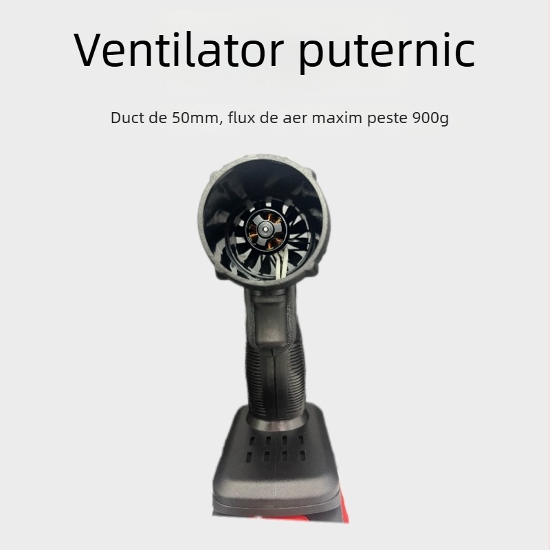 Model RC Aerian cu Ventilator Ductat Brushless, Seria 70, Baterie Li-ion Reîncărcabilă, 18V (16.8–21V)