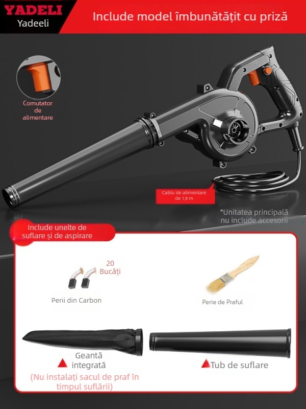 Suflător de praf pentru PC, industrial, 220V