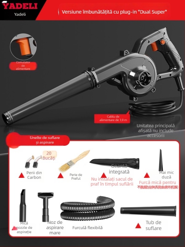 Suflător de praf pentru PC, industrial, 220V