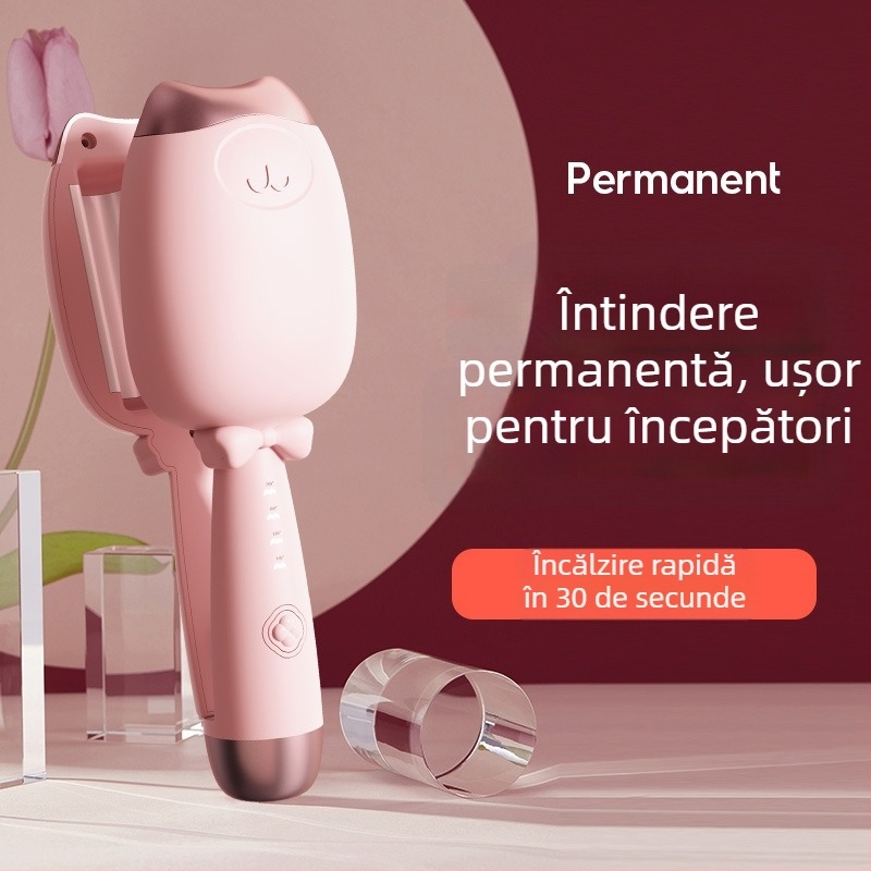 Ondulator ceramic cu tehnologie de ioni negativi, 46W, 220V, 15 setări de temperatură, potrivit pentru toate tipurile de păr