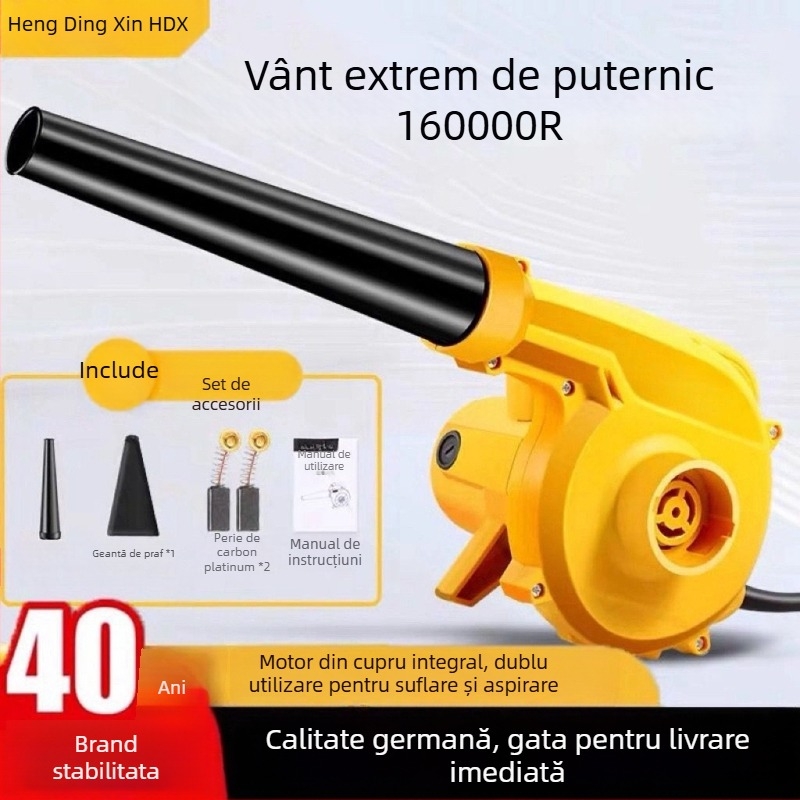Suflător industrial pentru praf, putere mare, 21V, fără aspirator încorporat