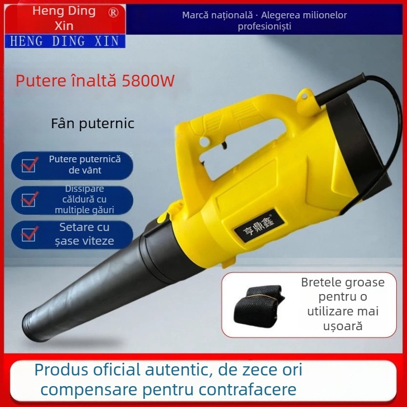 Suflător industrial pentru praf, putere mare, 21V, fără aspirator încorporat