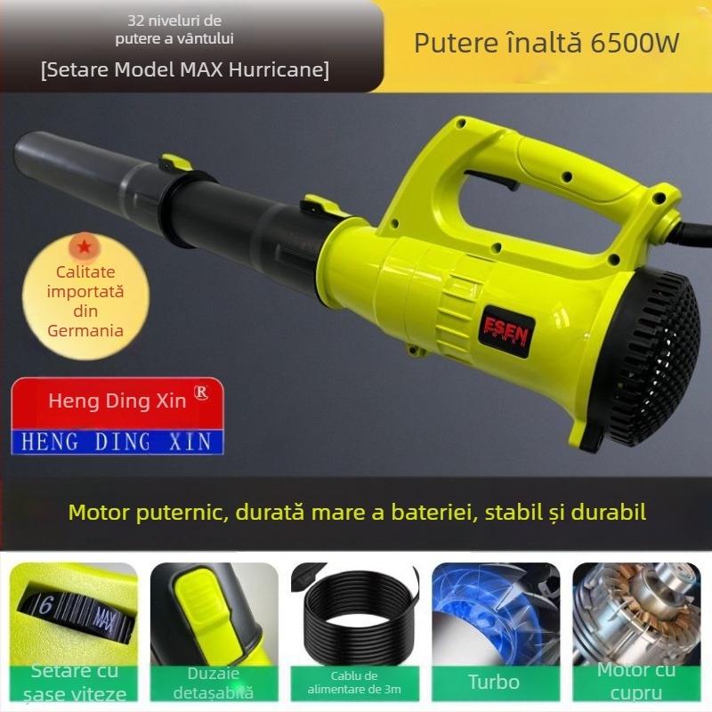 Suflător industrial pentru praf, putere mare, 21V, fără aspirator încorporat