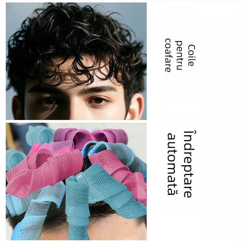 Ondulator de păr cu suprafață texturată și răsucire automată (Brand: Anubis; Material: plastic/rășină; Potrivit pentru: utilizatori obișnuiți)