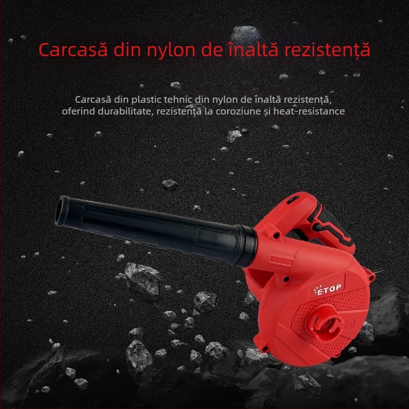 ETOP Suflator de praf puternic pentru curățarea calculatoarelor, 220V, flux de aer puternic