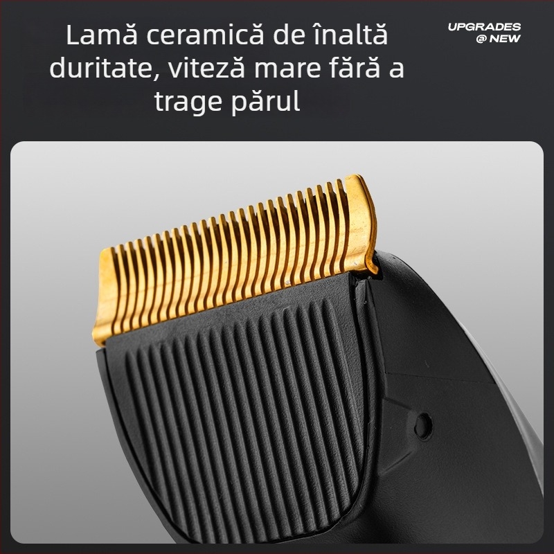 Mașină de tuns electrică pentru bebeluși, lamă din aliaj de titan, reîncărcabilă și lavabilă