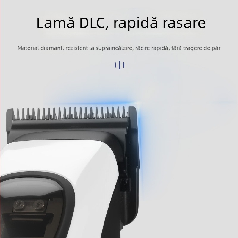 Mașină electrică de tuns cu lama DLC – motor brushless, 7,5 W, reîncărcabilă, portabilă