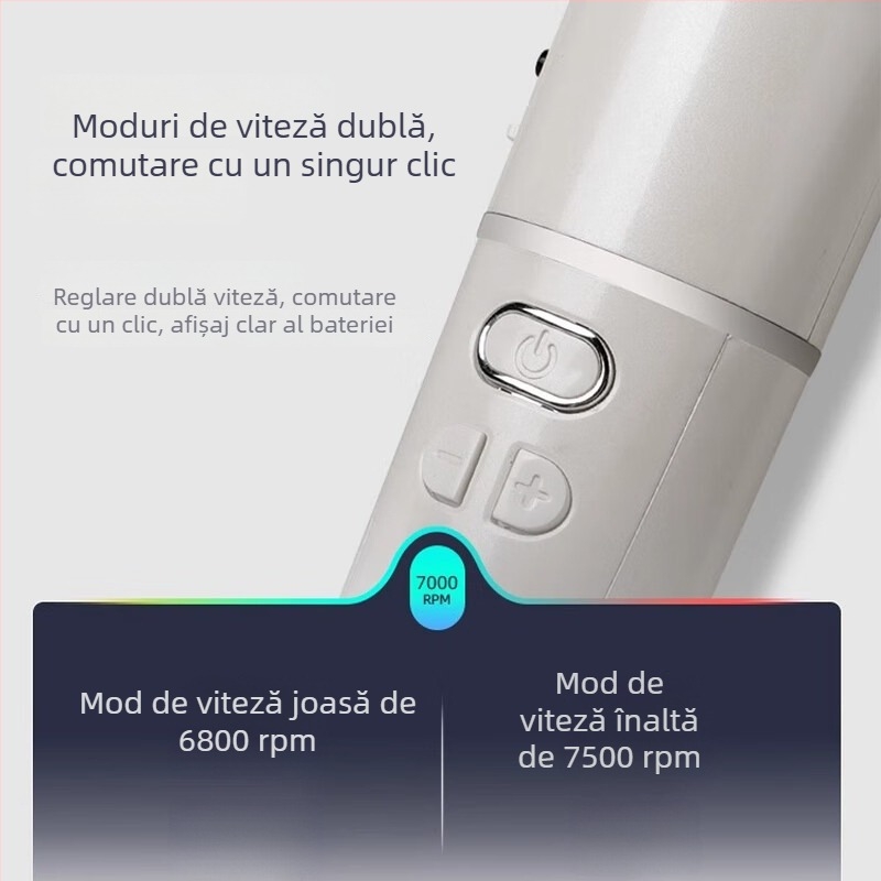 Koji mașină electrică de tuns părul, lamă ceramică, cap de tuns detașabil și lavabil, pentru adulți