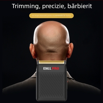 Bill 400 Mini Razor — Încărcabil, Motor cu perii, Cap de tăiere din aliaj titan, Baterie 1000–1200mAh, Rezistent la apă