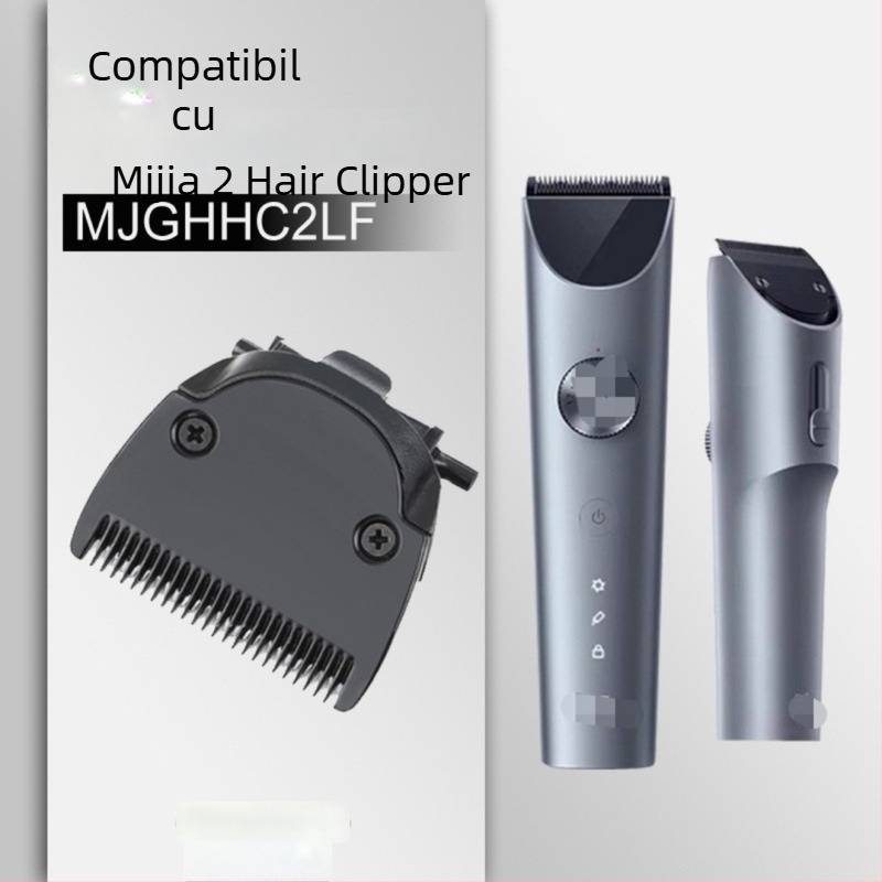 Lamă de schimb pentru trimmerul de păr Xiaomi Mijia 2 - aliaj de titan, detașabilă și lavabilă, compatibilitate universală, carcasă electroplată