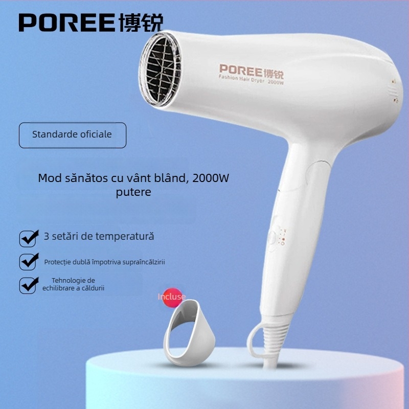 Uscător de păr 1626, 2000W, aer rece/calld, 3 setări de viteză a aerului