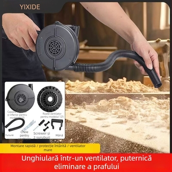 Pompă de umflat fără fir cu suflator – baterie Li‑Ion de 21V, dispozitiv de colectare a prafului inclus, interval de tensiune AC 50–250V