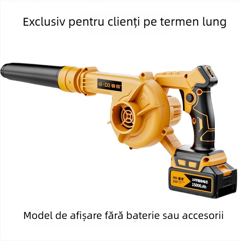 Suflător industrial cu baterie litiu – 21V, fără funcție de vid