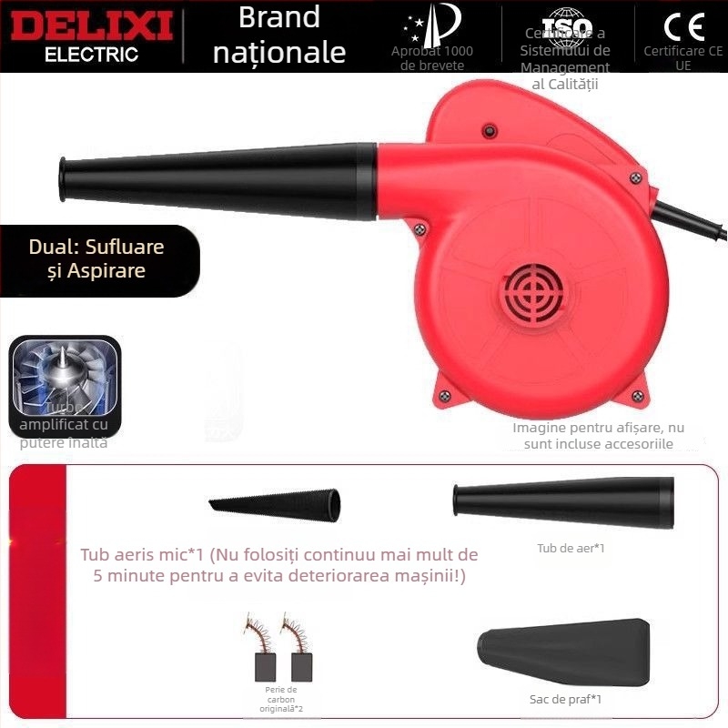 Furon de aer pentru praf la calculatoare – 21V, fără aspirație