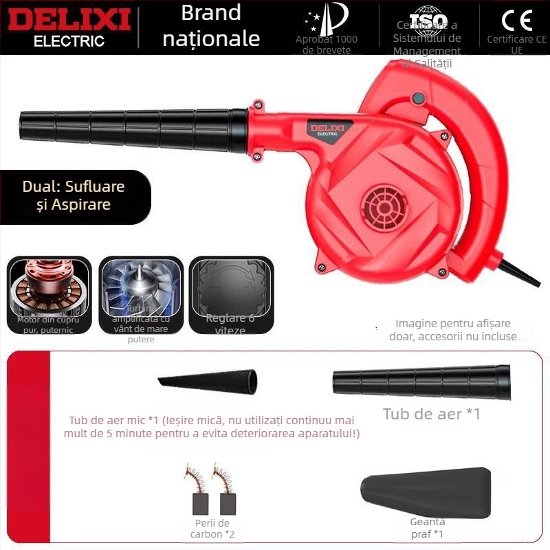 Furon de aer pentru praf la calculatoare – 21V, fără aspirație