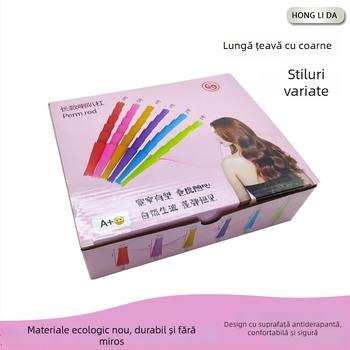 Set de curling din plastic/rezină, 6 bucăți