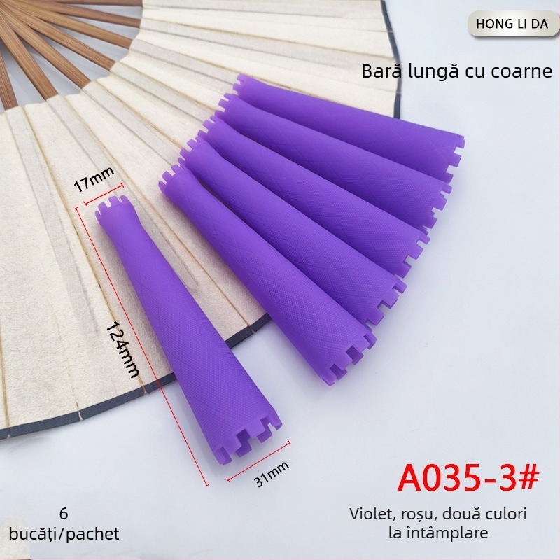 Set de curling din plastic/rezină, 6 bucăți