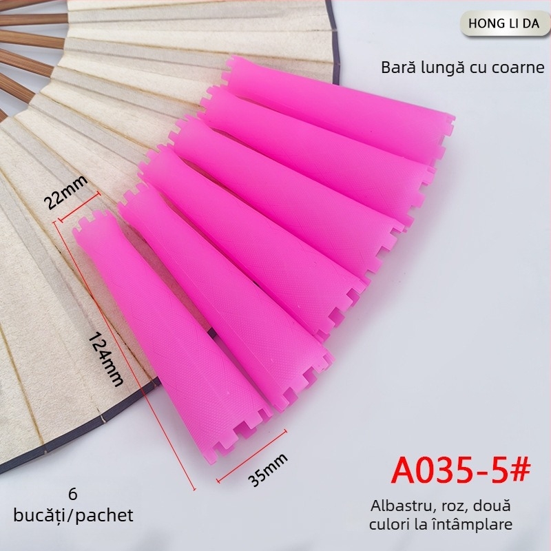 Set de curling din plastic/rezină, 6 bucăți