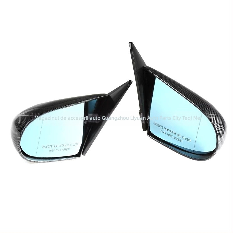 Oglindă exterioară pentru Honda Civic EG/EK, stil JDM Spoon, modelul 721, carcasă din plastic, suprafață curbată, 1,2 kg