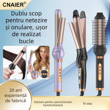 Fier de păr – curling și îndreptare, duală funcție, încălzire ceramică, 50W, 220V, control temperatură în 2 trepte