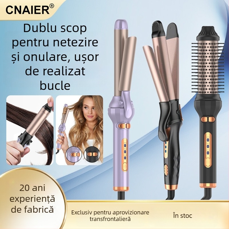 Fier de păr – curling și îndreptare, duală funcție, încălzire ceramică, 50W, 220V, control temperatură în 2 trepte