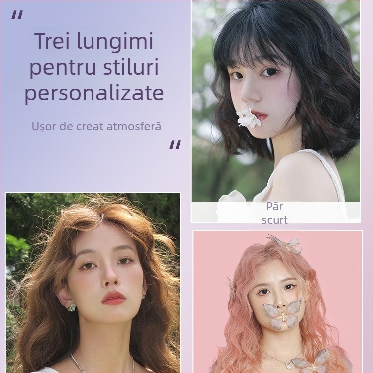 Ondulator cu design profund U, tambur în formă de ou, încălzitor turmalin-ceramic, 100W, 220V