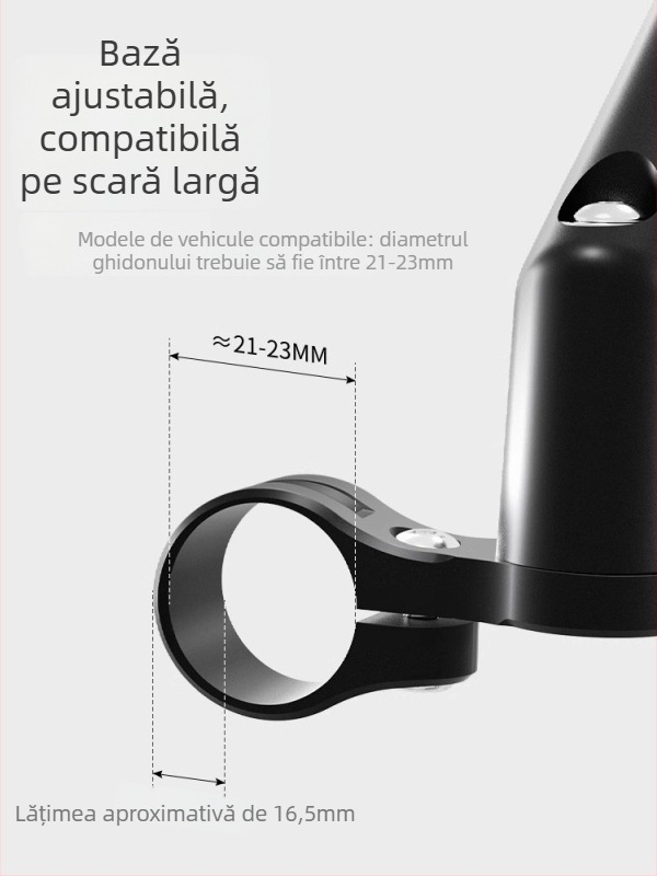 Oglindă retrovizoare pentru biciclete și vehicule electrice ușoare — ABS și sticlă, 1 pereche cu unelte gratuite, brand Senowoiry/Tian Rui