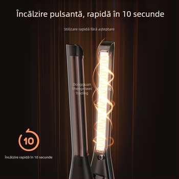 Îndreptător de păr pentru bărbați, 3 în 1: ondulare și netezire, turmalin ceramic, diametru 31 mm, afișaj LCD, 220 V